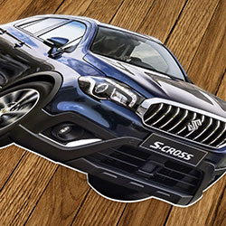 Figurskuren latexmatta med tryck.