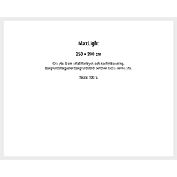 MaxLight 250 x 200 cm originalmall.