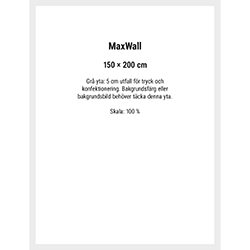 MaxWall 150 x 200 cm originalmall
