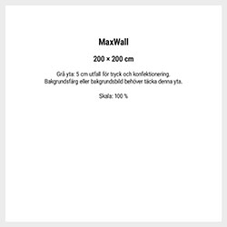 MaxWall 200 x 200 cm originalmall