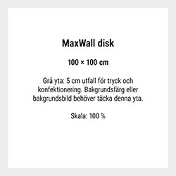 MaxWall disk 100 x 100 cm originalmall.