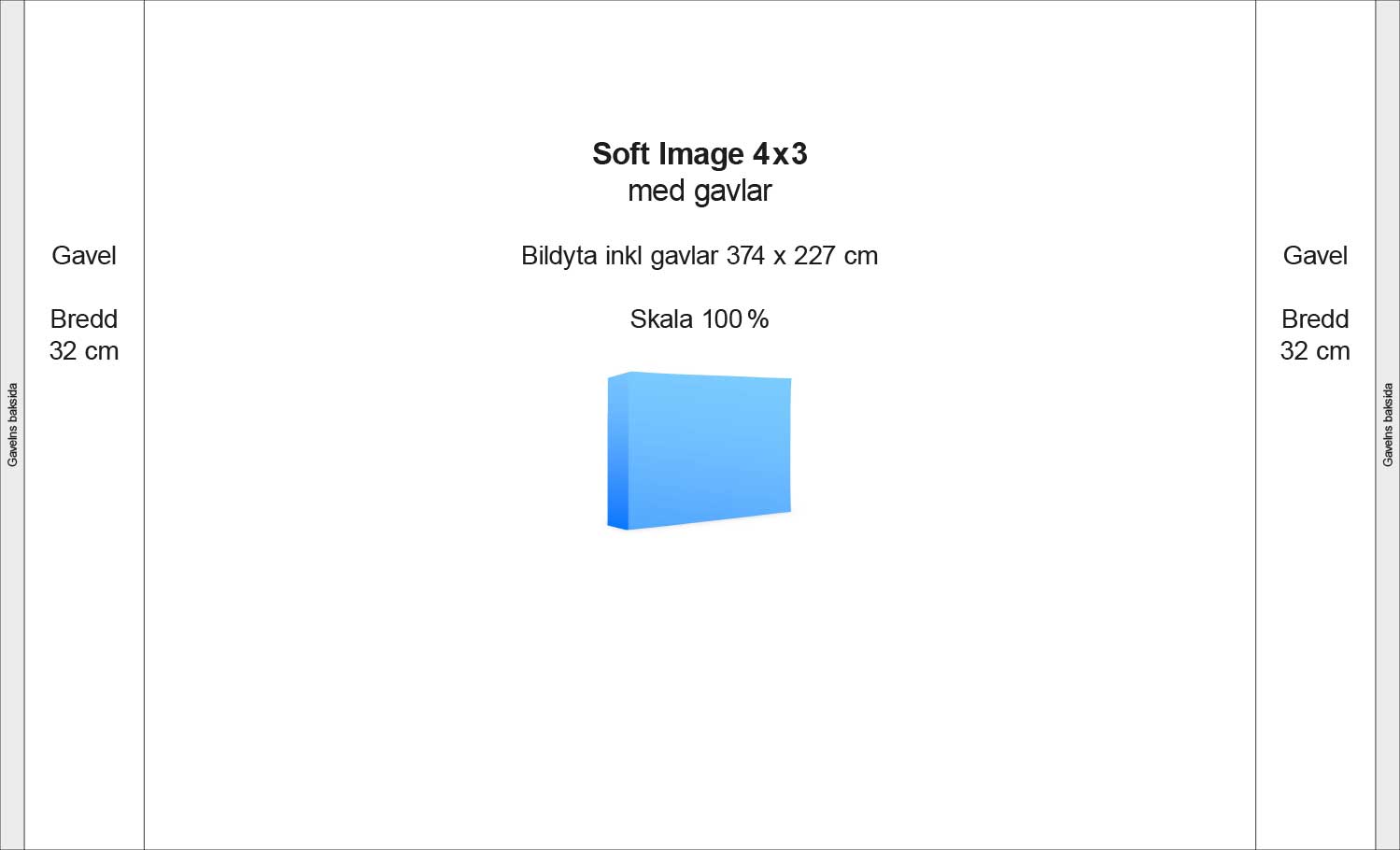 Soft Image 4x3 med gavlar